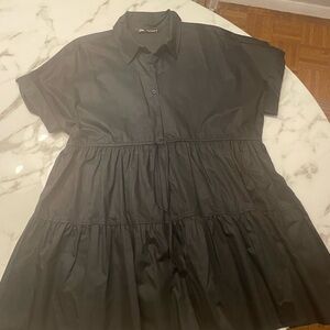 Black Zara babydoll dress